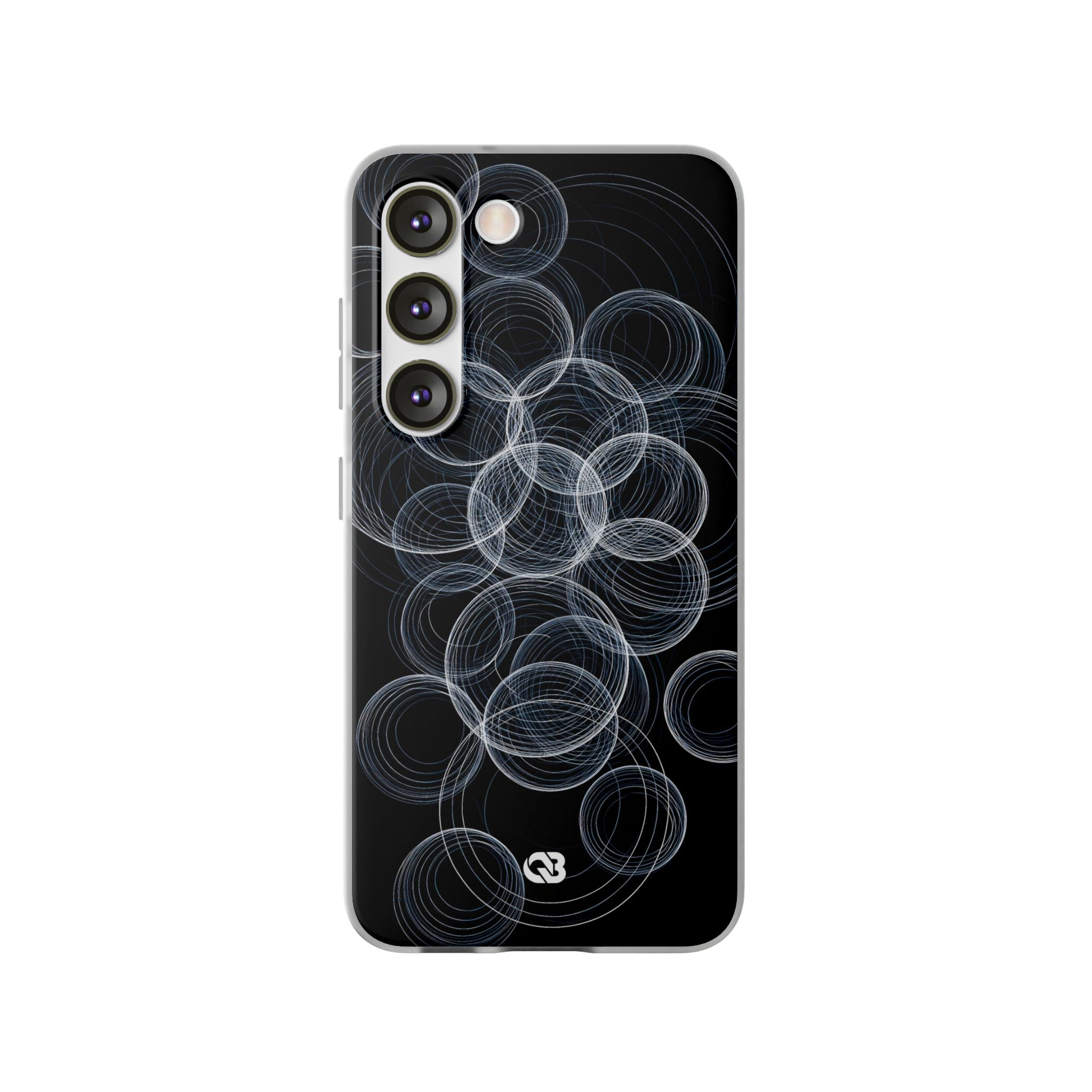 Black Lite Phone Case for Samsung - Frosted Ring Matrix