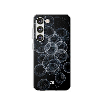 Black Lite Phone Case for Samsung - Frosted Ring Matrix