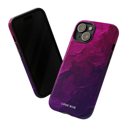 Violet Swirl iPhone 15 Case - Tough