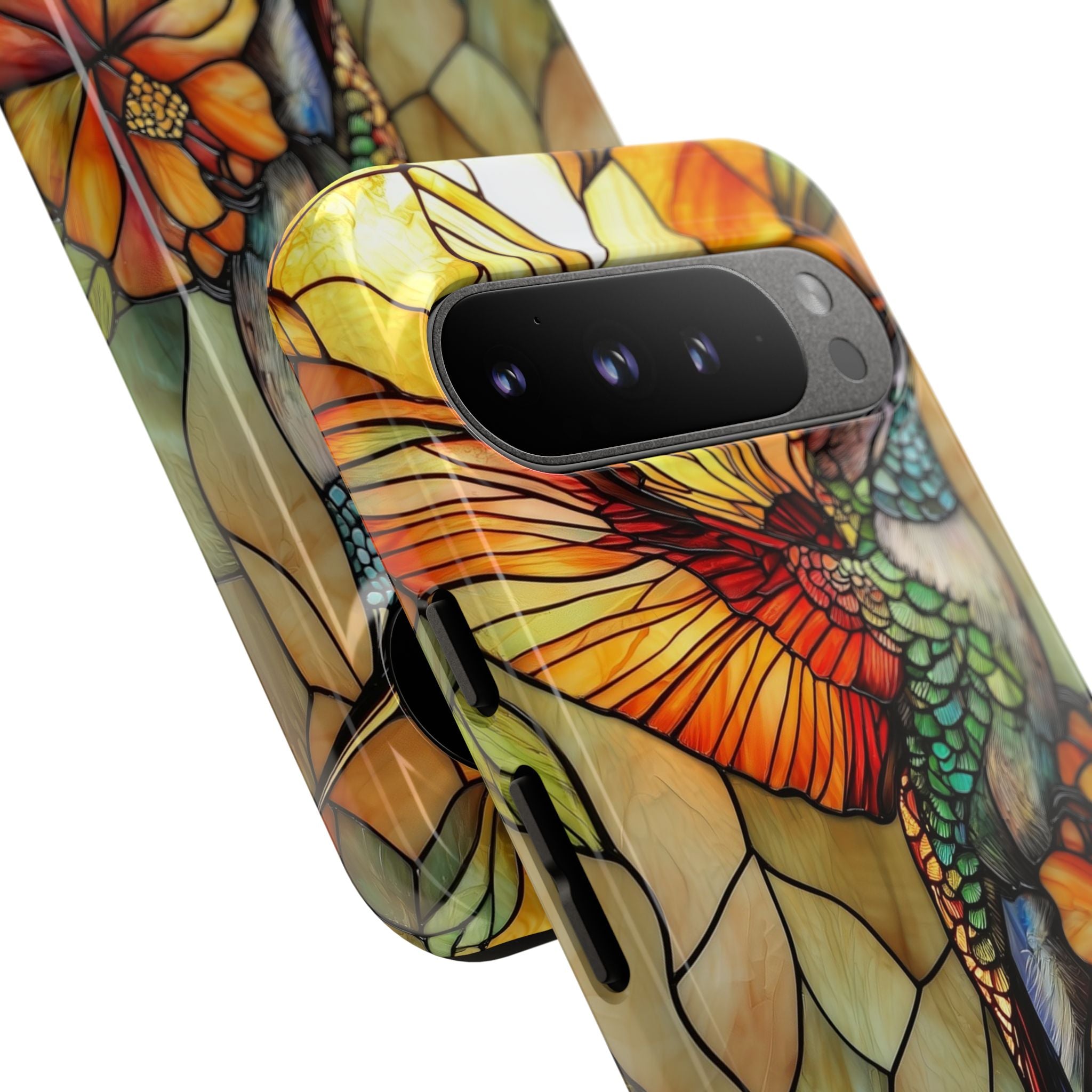 Amber Glass Hummingbird · Tough Phone Case for Google Pixel