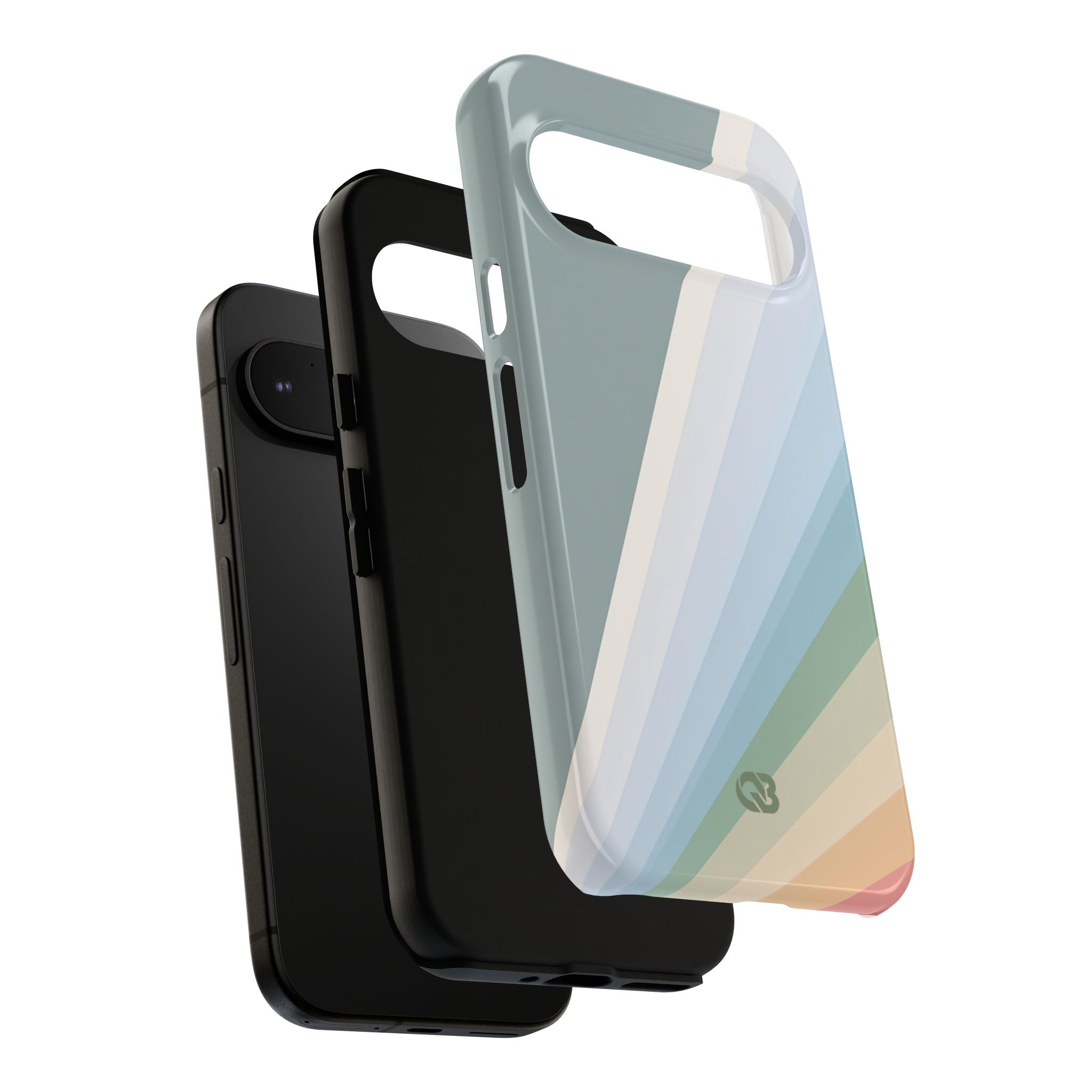 Green Tough Phone Case for Google Pixel - Sage Prism Beam