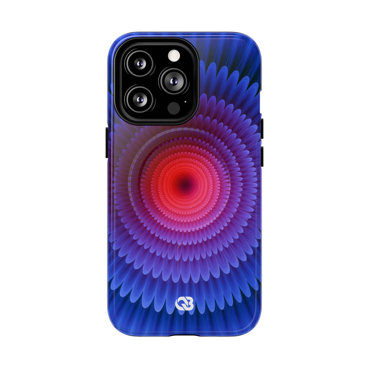 Radial Spectrum Bloom · Tough 2.0 Magnetic Phone Case for iPhone · Blue