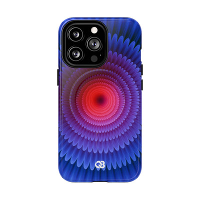 Radial Spectrum Bloom · Tough 2.0 Magnetic Phone Case for iPhone · Blue