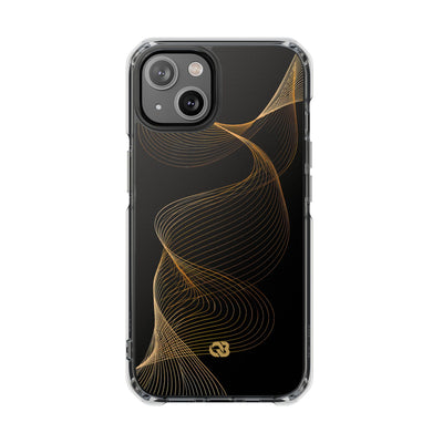 Gold Impact MagSafe Phone Case for iPhone - Burnished Bronze Helix