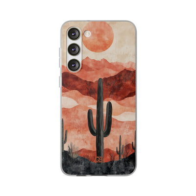 Terracotta Desert Sun · Soft Phone Case for Samsung