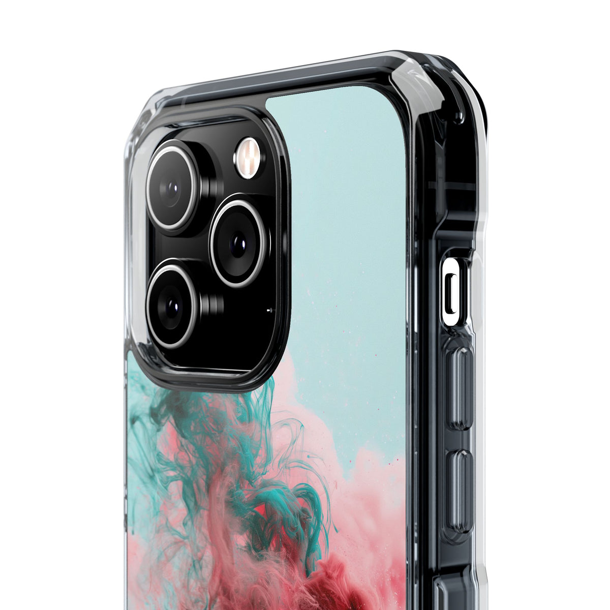 Sonic Bloom · Clear Impact Magnetic Phone Case for iPhone · Red