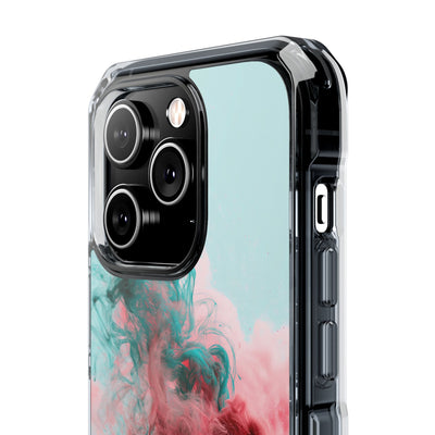 Sonic Bloom · Clear Impact Magnetic Phone Case for iPhone · Red