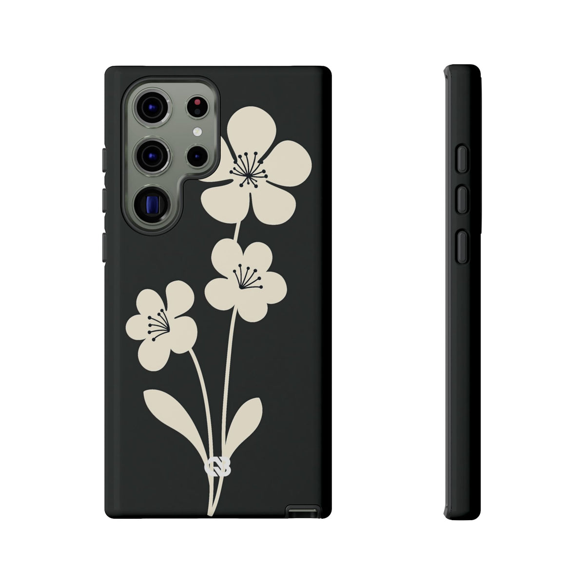 Nordic Blossom · Tough Phone Case for Samsung · Black