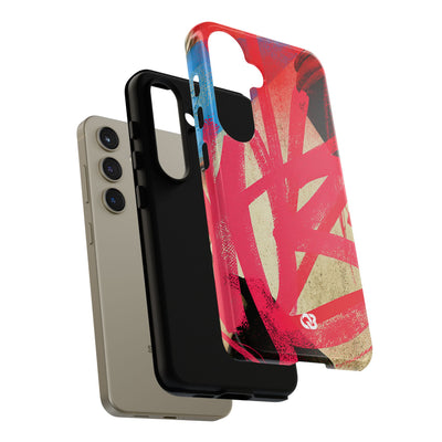 Neon Spray Tag · Tough Phone Case for Samsung · Pink