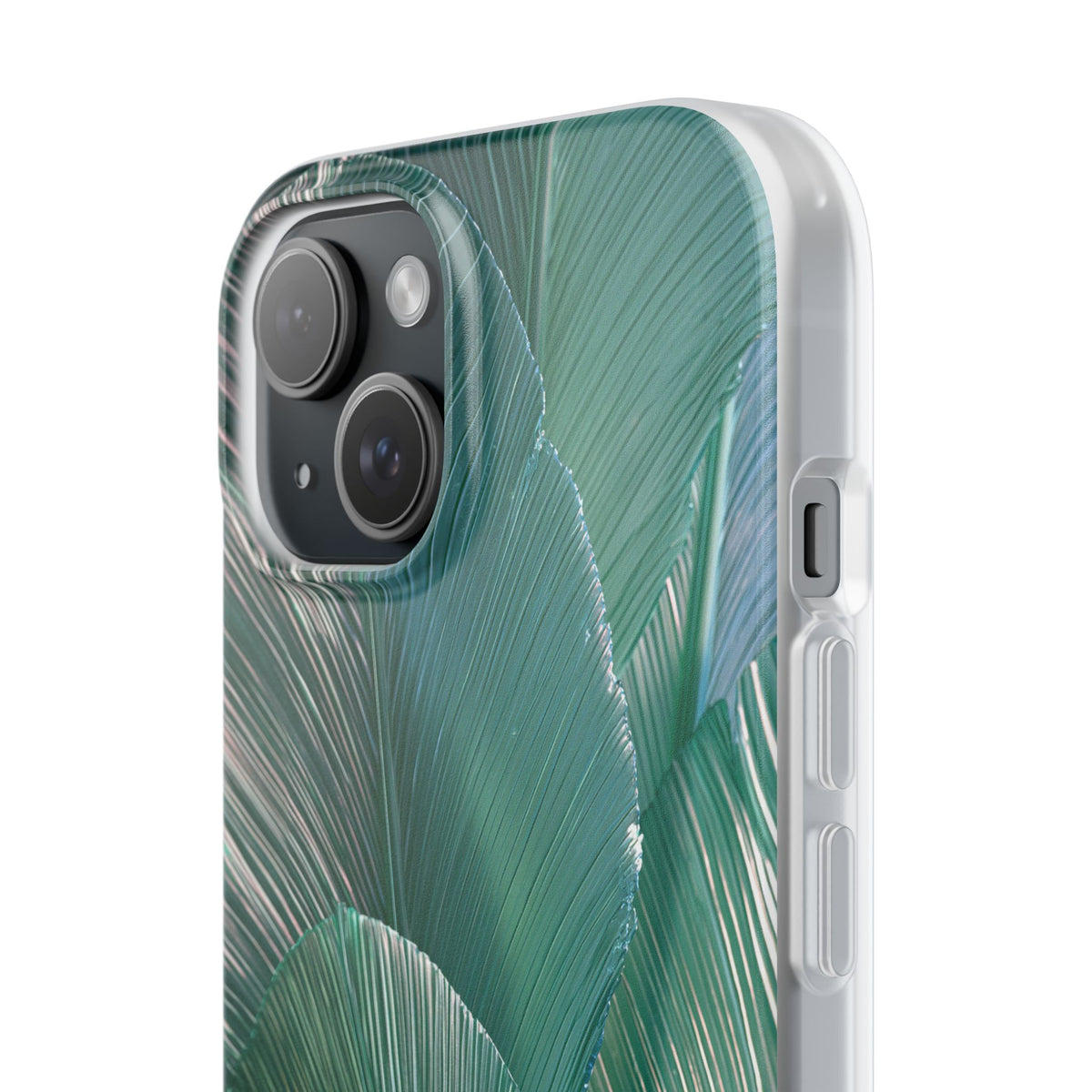 Translucent Fan Palm · Lite Phone Case for iPhone ·  Teal