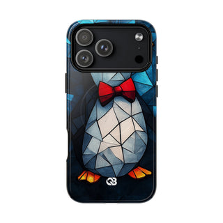Mosaik sløjfe pingvin · Tough+ cover · MagSafe