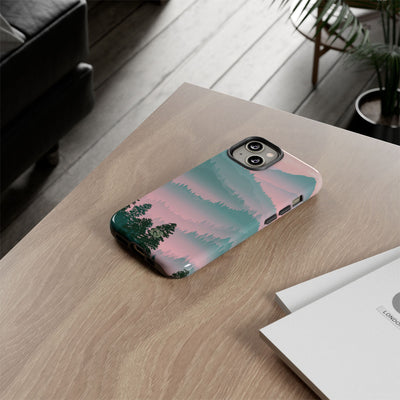 Teal Tough Phone Case for iPhone - Alpine Mist Teal