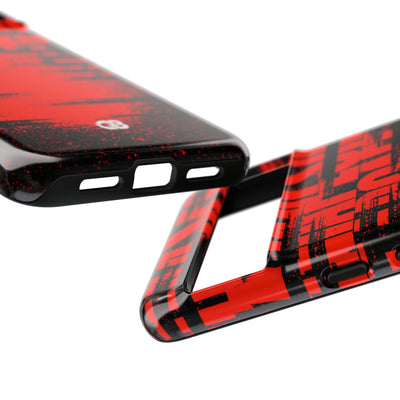 Crimson Redaction · Tough Phone Case for Pixel ·  Black