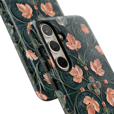 Florentine Rose Arabesque · Tough Phone Case for Samsung · Green