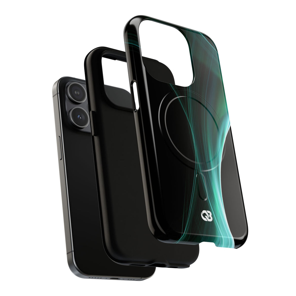 Emerald Lumen · Tough 2.0 Magnetic Phone Case for iPhone · Green