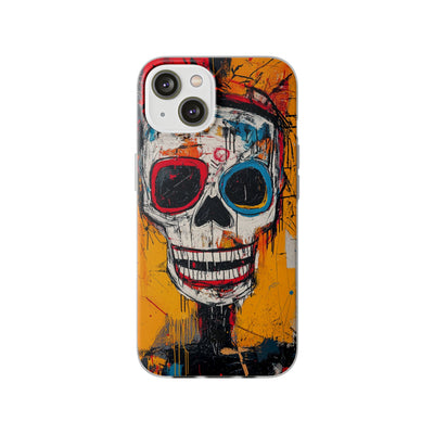 Vivid Graffiti Skull · Soft Custodia per iPhone