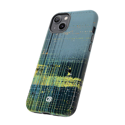 Acid Raster Circuit · Tough Phone Case for iPhone · Teal