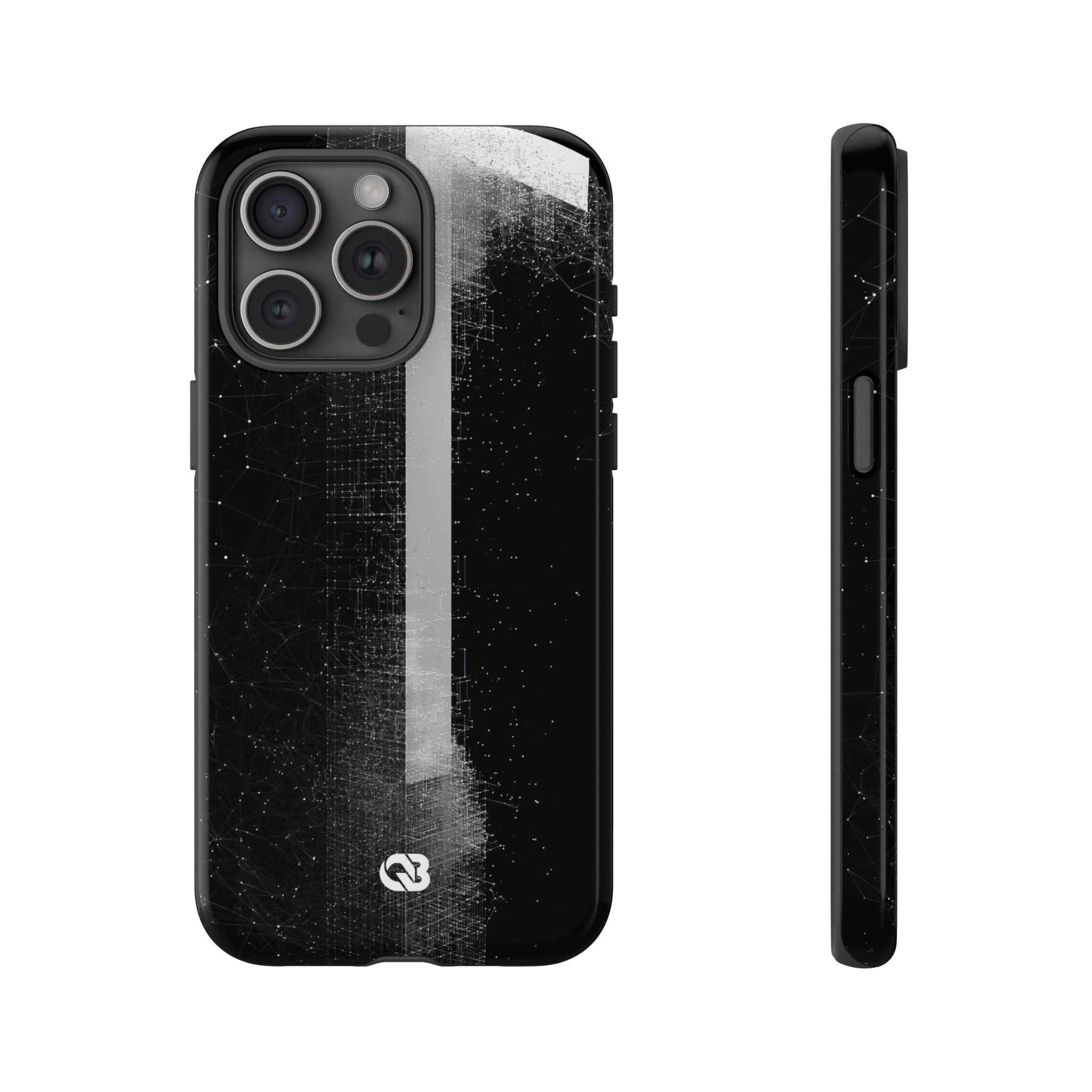 Black Tough Phone Case for iPhone - Vector Core Monolith