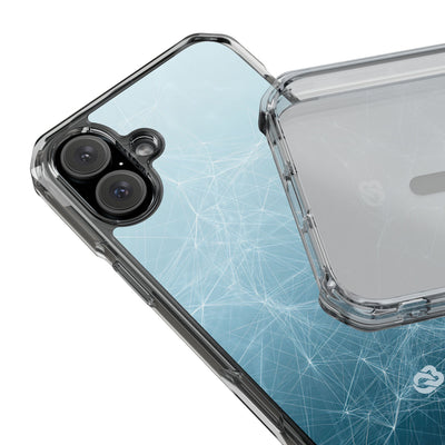 Teal Impact MagSafe Phone Case for iPhone - Arctic Digital Nexus