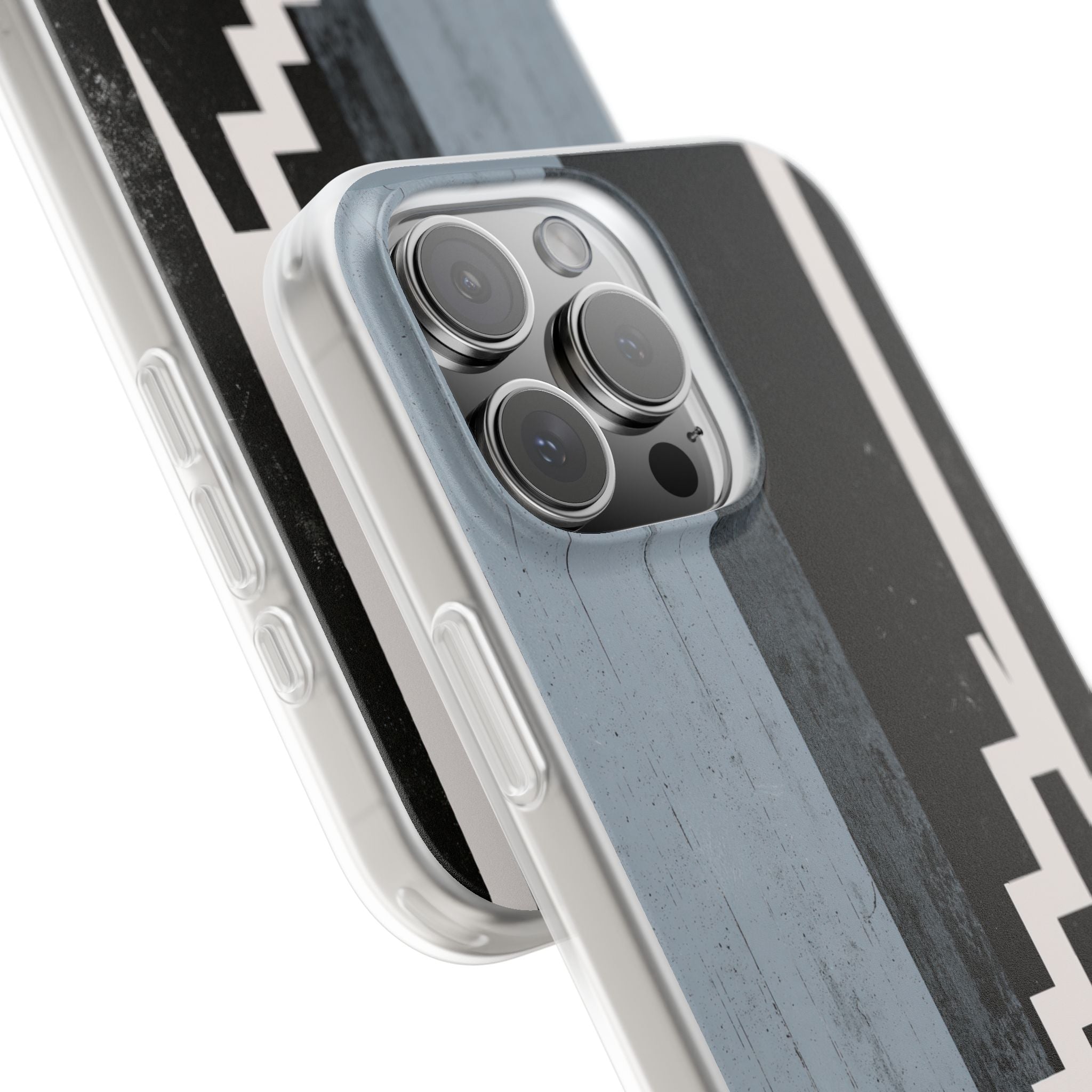 Grey Lite Phone Case for iPhone - Industrial Concrete Void
