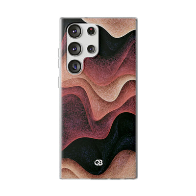 Rose Contour Waves · Lite Phone Case for Samsung · Pink