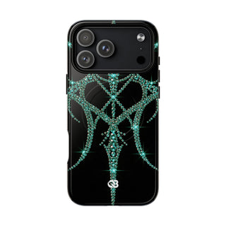 Teal Cyber Sigil · Tough 2.0 Magnetic Phone Case for iPhone · Teal