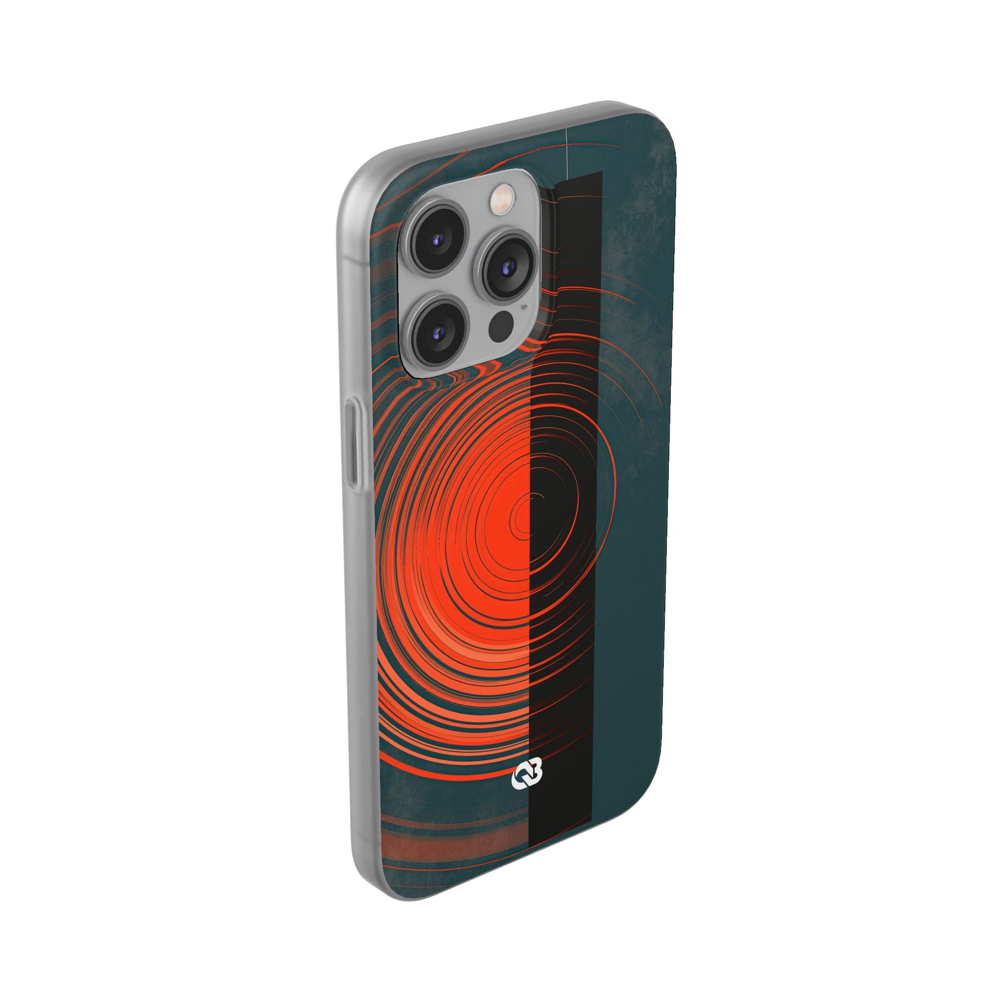 Teal Lite Phone Case for iPhone - Burnt Slate Radial
