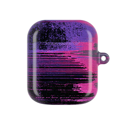 Neon Signal Shift · Hard Case for AirPods & AirPods Pro · Purple
