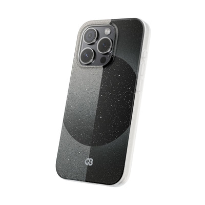Black Lite Phone Case for iPhone - Lunar Static Orbit