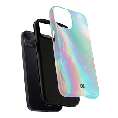 Prismatic Liquid Light · Tough 2.0 Magnetic Phone Case for iPhone · Teal