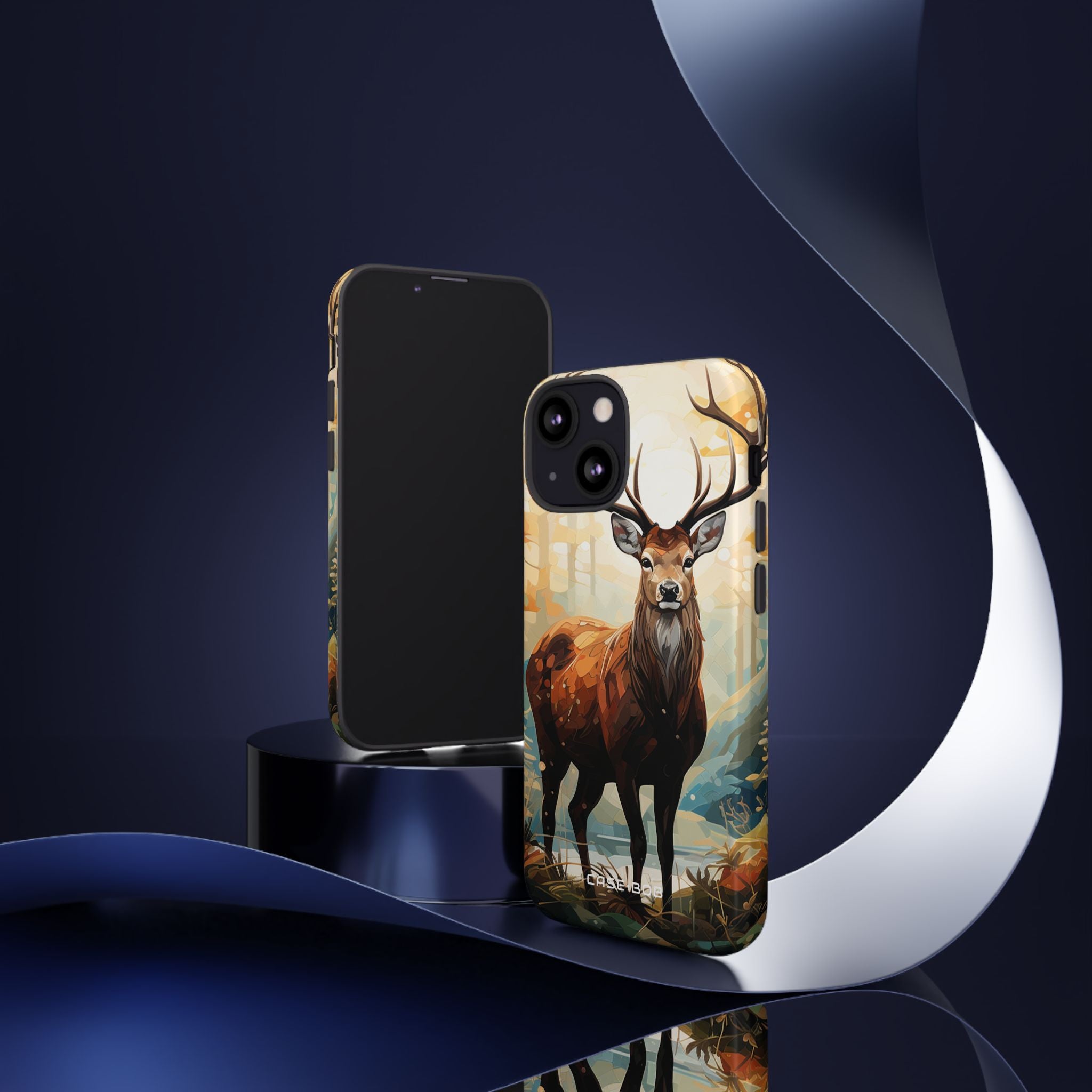Glowing Stag iPhone 13 Mini Case - Tough - CASE•BOB