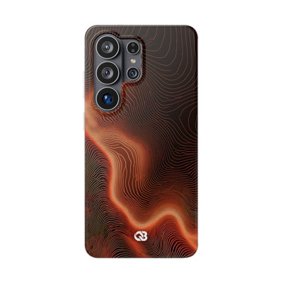 Caldera Ridge · Lite Phone Case for Samsung · Orange