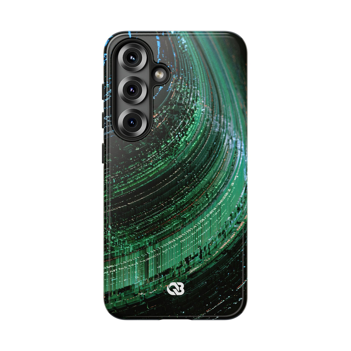 Orbital Data Stream · Tough Phone Case for Samsung · Green