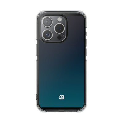 Abyssal Midnight · Clear Impact Magnetic Phone Case for iPhone · Blue