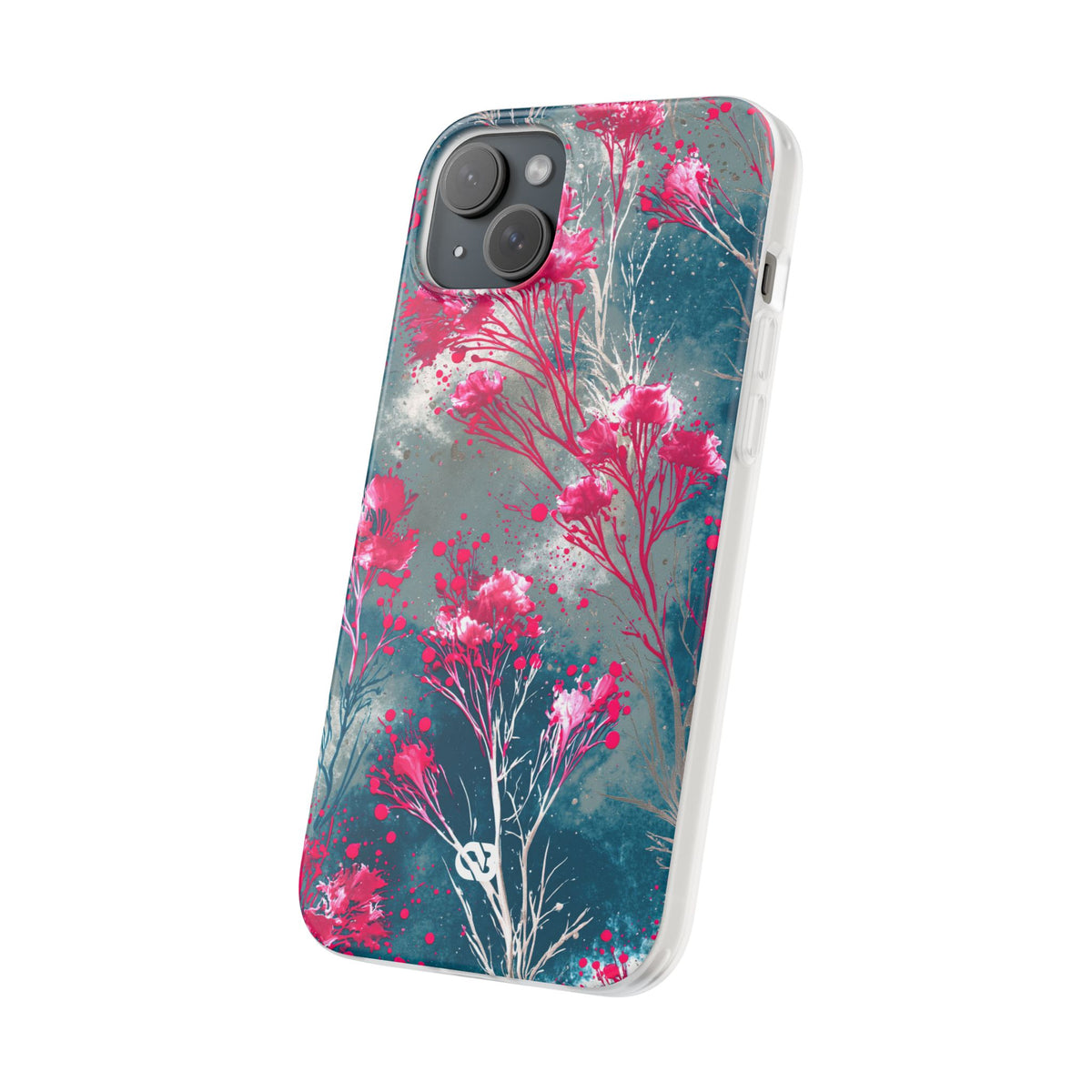 Cyber Blossom · Lite Phone Case for iPhone ·  Teal