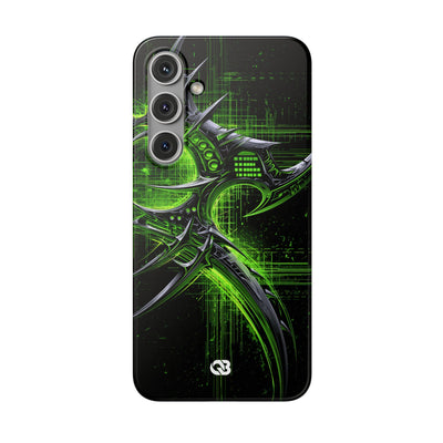 Cyber Sigil Grid · Lite Phone Case for Samsung · Green