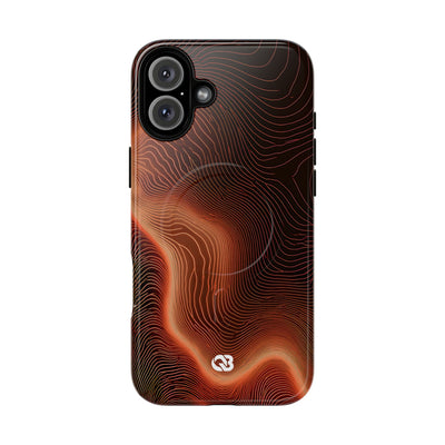 Caldera Ridge · Tough 2.0 Magnetic Phone Case for iPhone · Orange