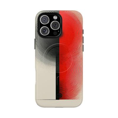 Red Tough 2.0 Magsafe Phone Case for iPhone - Split Signal Red