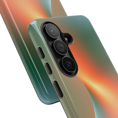 Radiant Contour · Tough Phone Case for Samsung · Orange