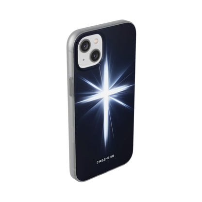 Glowing Crossburst iPhone 14 Plus Case - Soft