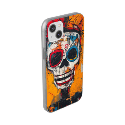 Vivid Graffiti Skull · Soft Custodia per iPhone