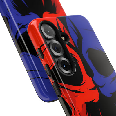 Crimson Cobalt Skulls · Tough Coque de téléphone pour Samsung