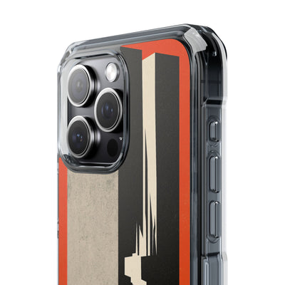 Orange Impact MagSafe Phone Case for iPhone - Orange Monolith Rift
