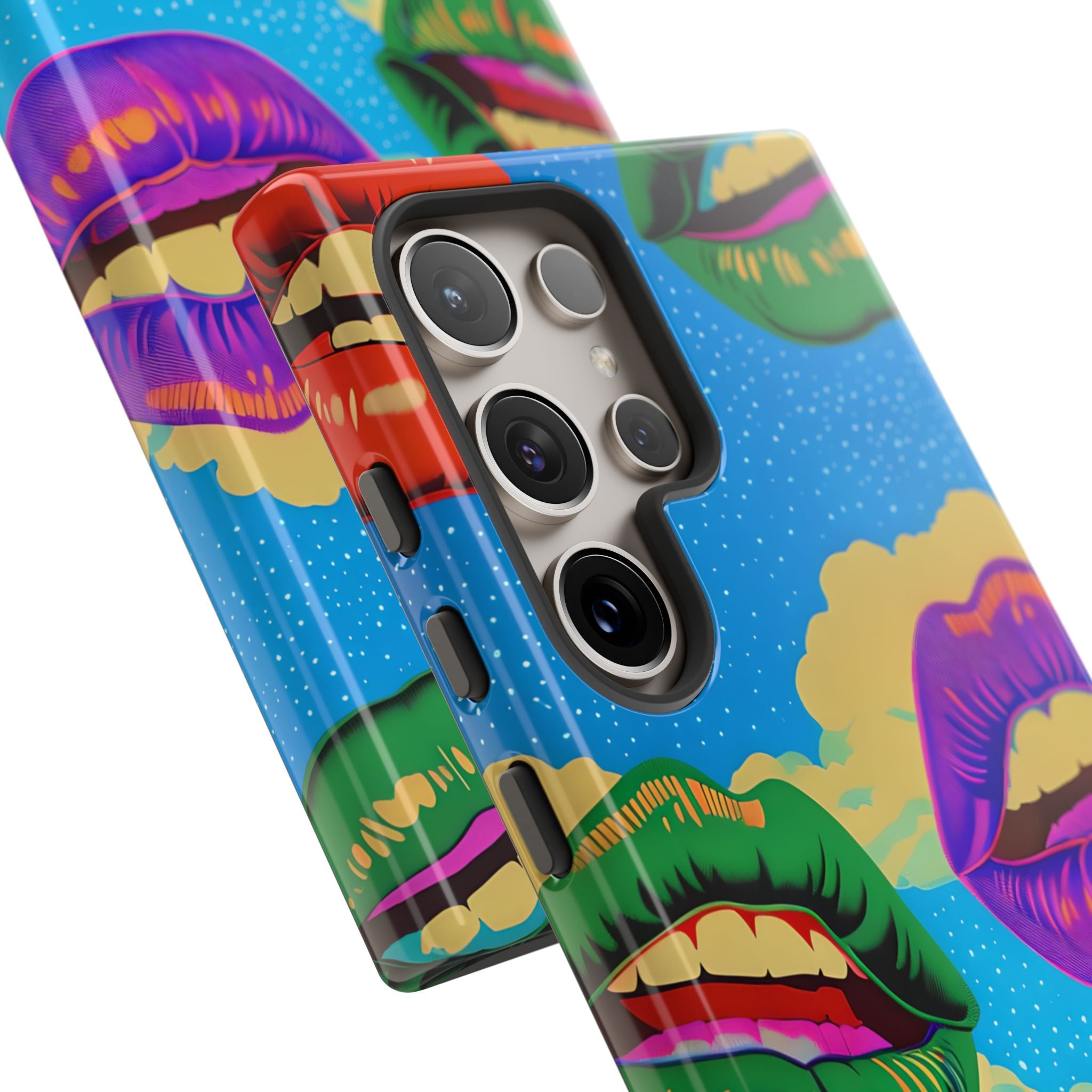 Färgglad Lipscape Samsung S24 Ultra Case - Tough