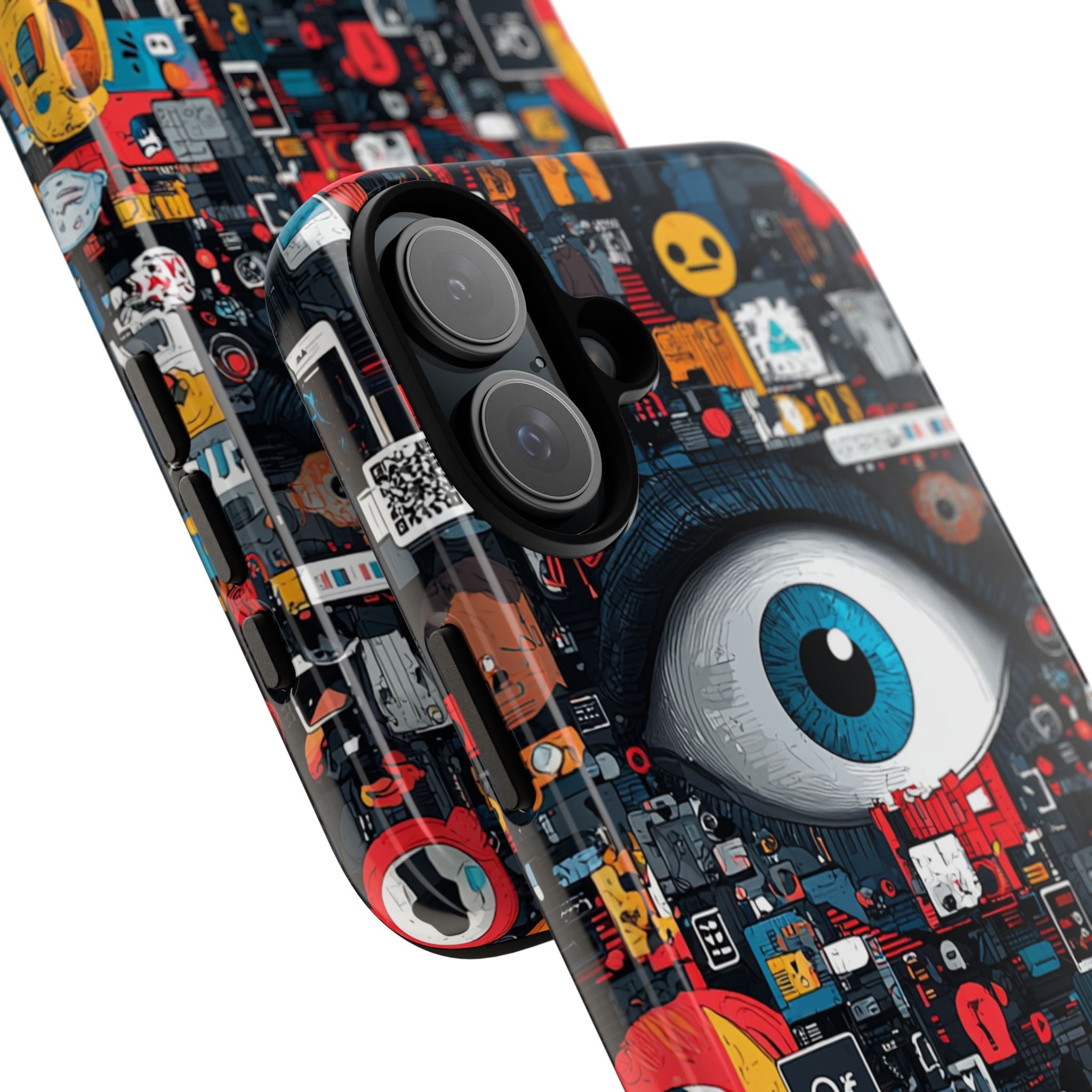 Blue Eye Mosaic iPhone 16 Plus Case - Tough