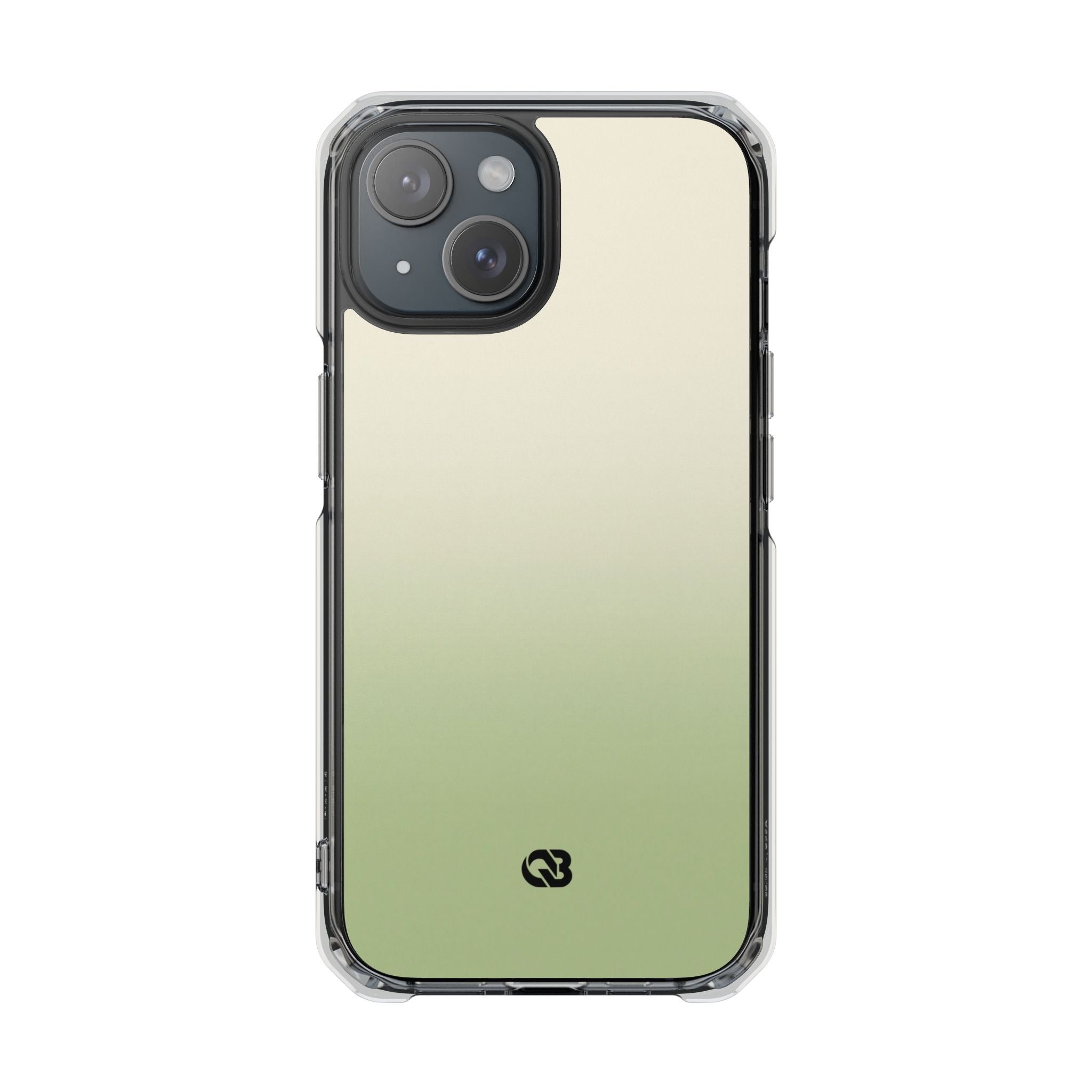 Green Impact MagSafe Phone Case for iPhone - Bone Sage Fade
