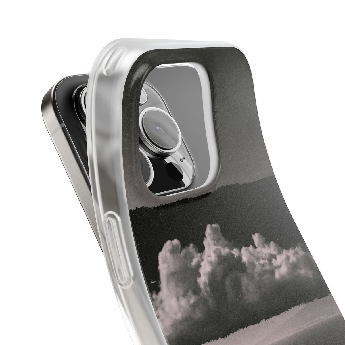 Crimson Horizon · Lite Phone Case for iPhone ·  Black