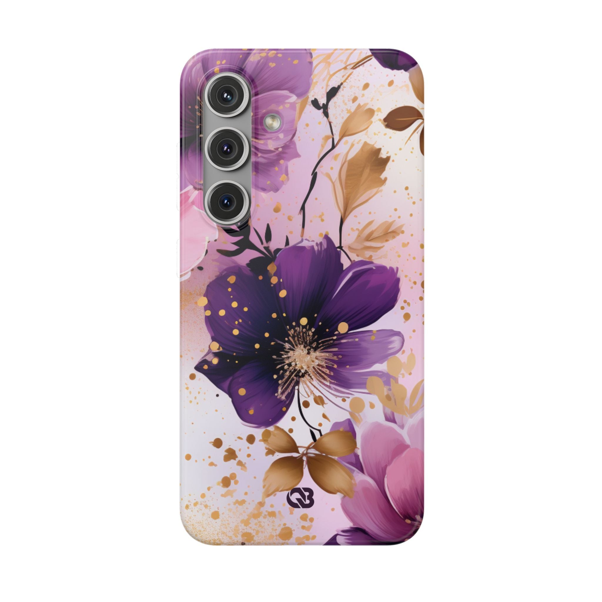 Gilded Violet Bloom · Soft Phone Case for Samsung