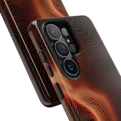Caldera Ridge · Tough Phone Case for Samsung · Orange