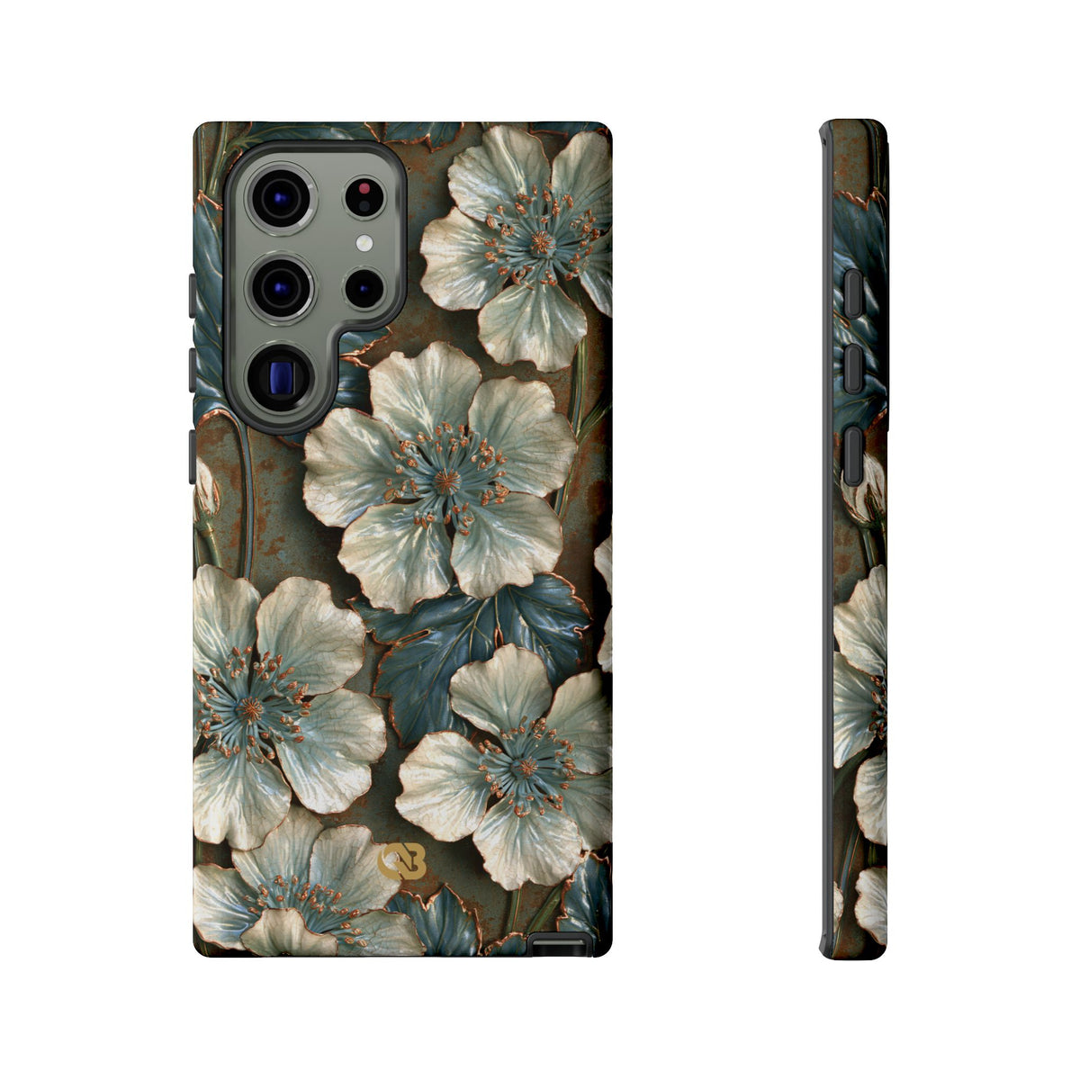 Gilded Blossom Reverie · Tough Phone Case for Samsung · Teal